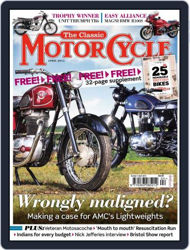 The Classic MotorCycle March 4th, 2015 Digital Back Issue Cover