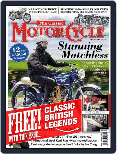The Classic MotorCycle October 1st, 2014 Digital Back Issue Cover