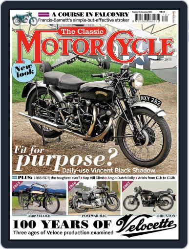 The Classic MotorCycle October 30th, 2013 Digital Back Issue Cover