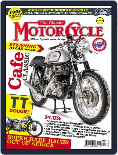The Classic MotorCycle January 2nd, 2013 Digital Back Issue Cover