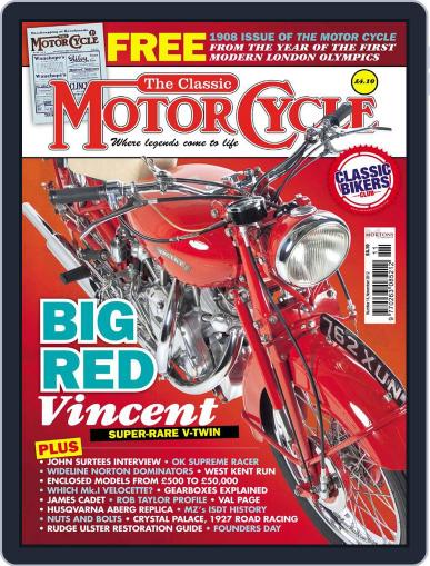 The Classic MotorCycle October 3rd, 2012 Digital Back Issue Cover