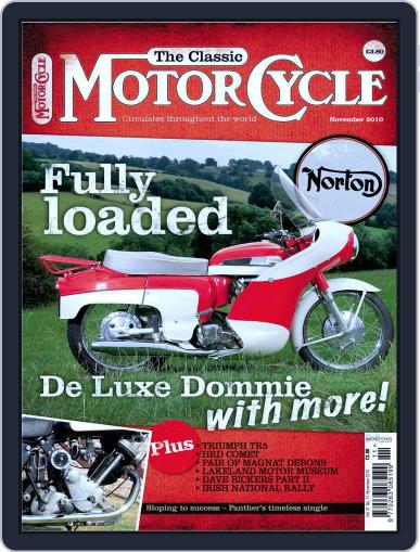 The Classic MotorCycle September 28th, 2010 Digital Back Issue Cover