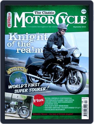 The Classic MotorCycle August 3rd, 2010 Digital Back Issue Cover