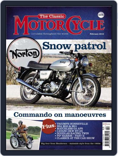 The Classic MotorCycle January 5th, 2010 Digital Back Issue Cover