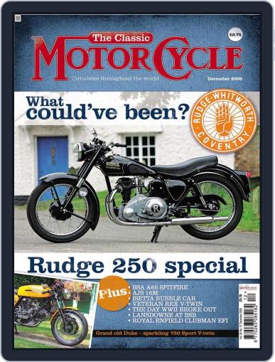 The Classic MotorCycle November 3rd, 2009 Digital Back Issue Cover