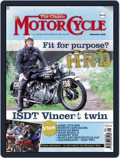 The Classic MotorCycle August 4th, 2009 Digital Back Issue Cover