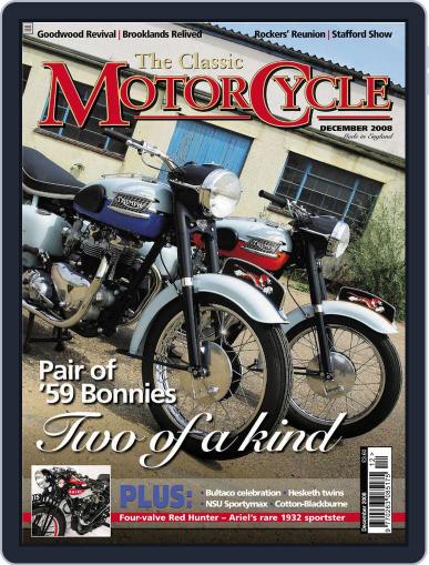 The Classic MotorCycle November 3rd, 2008 Digital Back Issue Cover