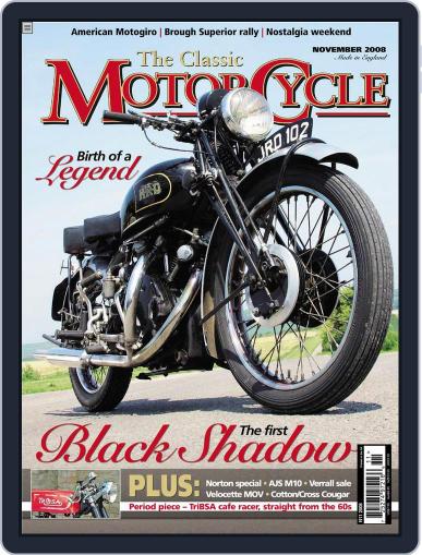 The Classic MotorCycle September 29th, 2008 Digital Back Issue Cover