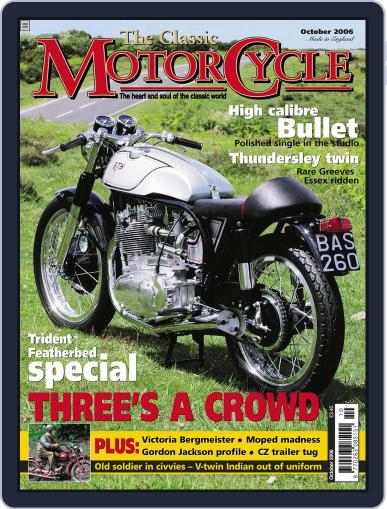 The Classic MotorCycle August 29th, 2006 Digital Back Issue Cover