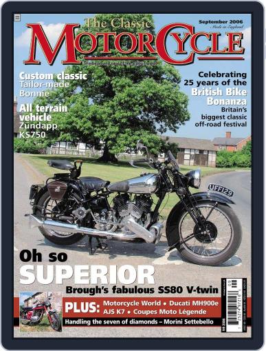 The Classic MotorCycle August 2nd, 2006 Digital Back Issue Cover