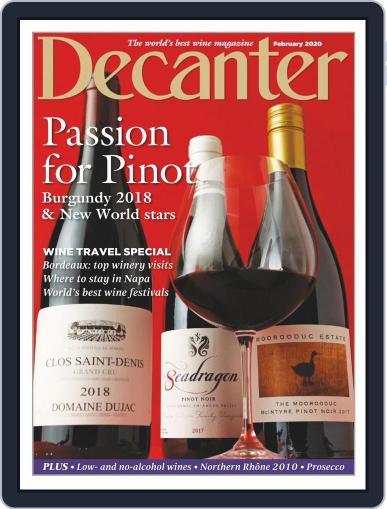 Decanter February 1st, 2020 Digital Back Issue Cover