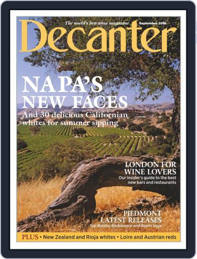 Decanter September 1st, 2018 Digital Back Issue Cover