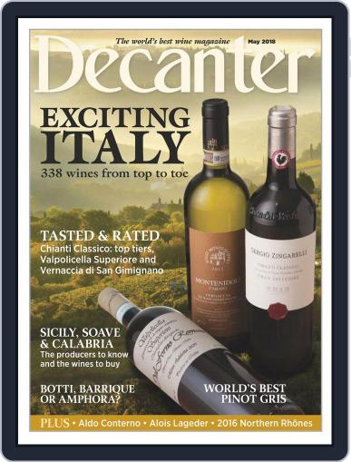 Decanter May 1st, 2018 Digital Back Issue Cover