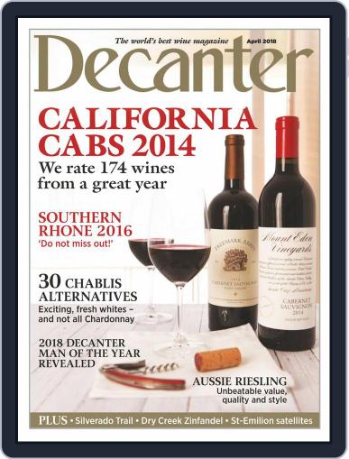 Decanter April 1st, 2018 Digital Back Issue Cover