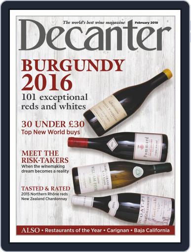 Decanter February 1st, 2018 Digital Back Issue Cover