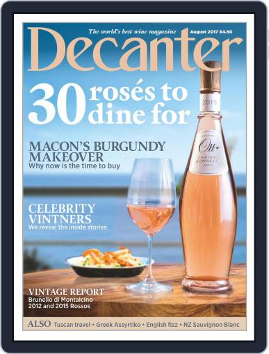 Decanter August 1st, 2017 Digital Back Issue Cover