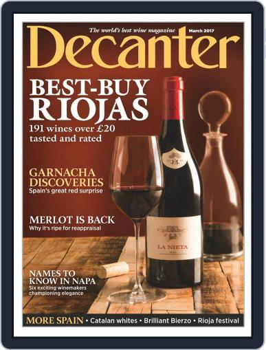 Decanter March 1st, 2017 Digital Back Issue Cover