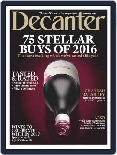 Decanter January 1st, 2017 Digital Back Issue Cover