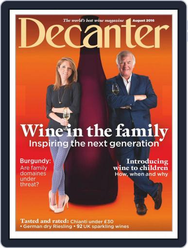 Decanter August 1st, 2016 Digital Back Issue Cover