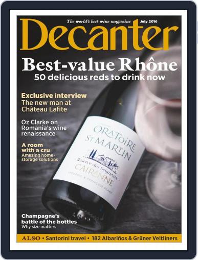 Decanter June 1st, 2016 Digital Back Issue Cover