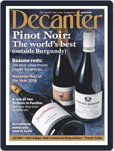Decanter March 2nd, 2016 Digital Back Issue Cover