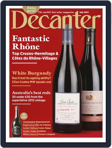 Decanter June 3rd, 2014 Digital Back Issue Cover