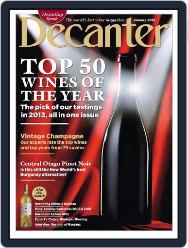 Decanter December 5th, 2013 Digital Back Issue Cover
