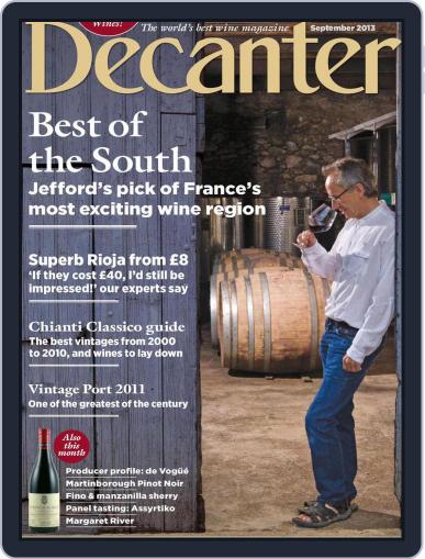 Decanter August 6th, 2013 Digital Back Issue Cover
