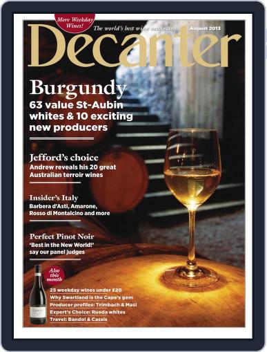 Decanter July 2nd, 2013 Digital Back Issue Cover