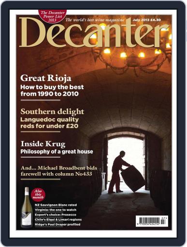 Decanter June 4th, 2013 Digital Back Issue Cover