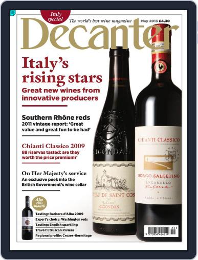 Decanter April 2nd, 2013 Digital Back Issue Cover