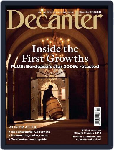 Decanter October 2nd, 2012 Digital Back Issue Cover