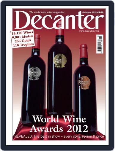 Decanter September 5th, 2012 Digital Back Issue Cover