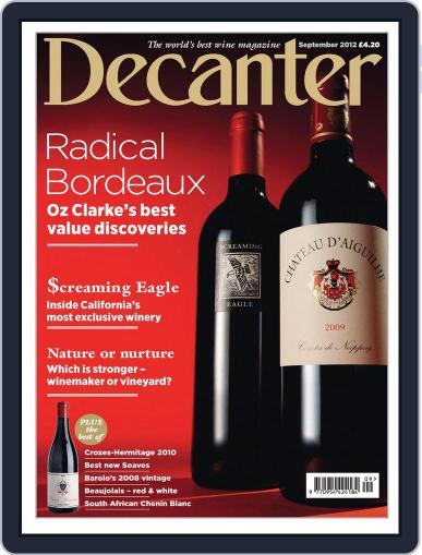 Decanter July 31st, 2012 Digital Back Issue Cover
