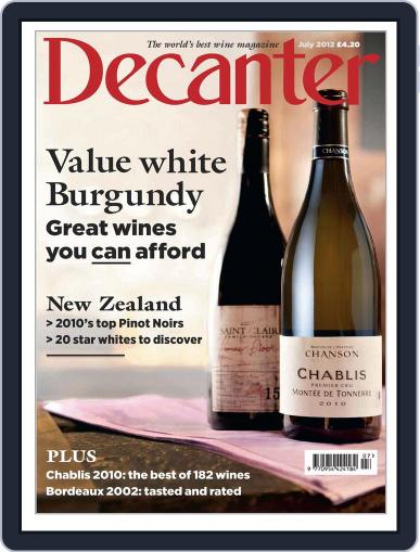 Decanter June 5th, 2012 Digital Back Issue Cover
