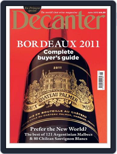 Decanter May 2nd, 2012 Digital Back Issue Cover