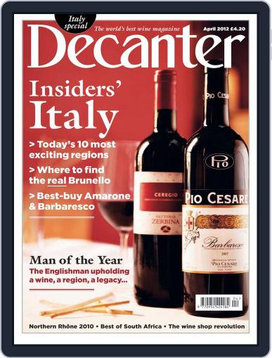 Decanter March 6th, 2012 Digital Back Issue Cover