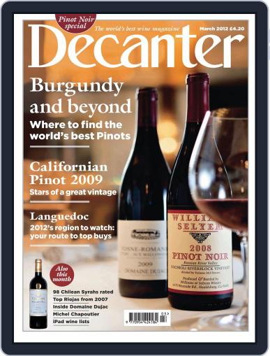 Decanter January 31st, 2012 Digital Back Issue Cover