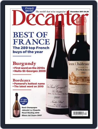 Decanter October 25th, 2011 Digital Back Issue Cover