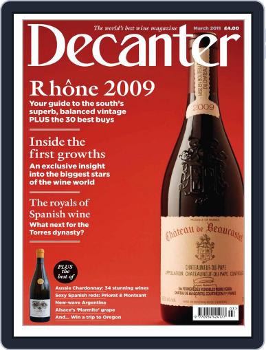 Decanter January 28th, 2011 Digital Back Issue Cover