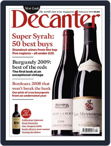 Decanter December 30th, 2010 Digital Back Issue Cover