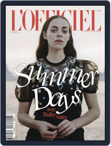 L'officiel Paris August 1st, 2019 Digital Back Issue Cover