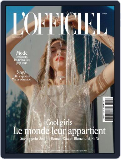 L'officiel Paris September 1st, 2018 Digital Back Issue Cover