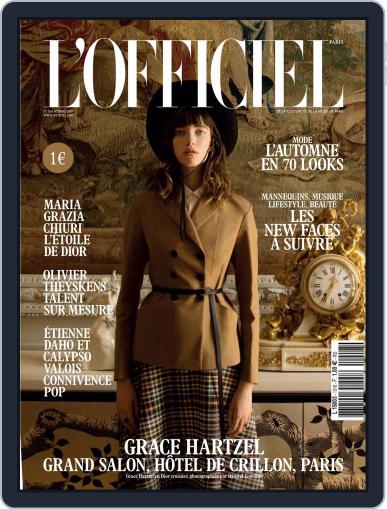 L'officiel Paris October 1st, 2017 Digital Back Issue Cover