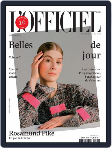 L'officiel Paris April 1st, 2017 Digital Back Issue Cover