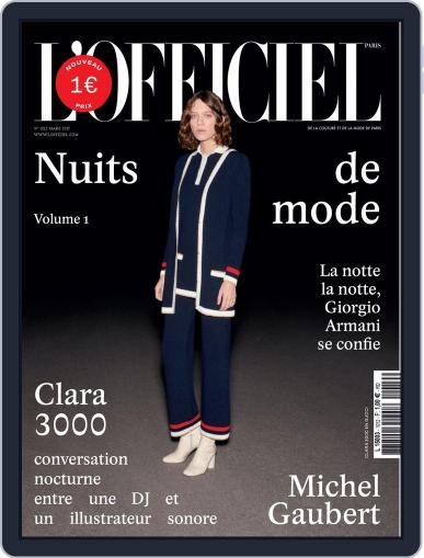 L'officiel Paris March 1st, 2017 Digital Back Issue Cover