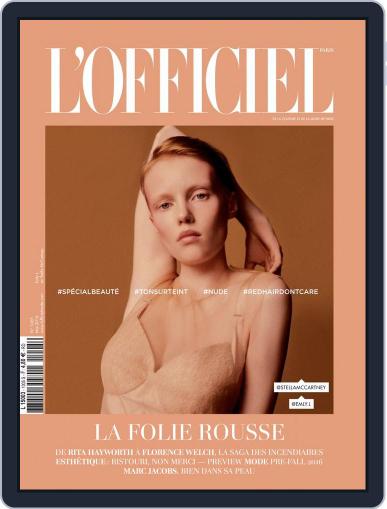 L'officiel Paris May 1st, 2016 Digital Back Issue Cover