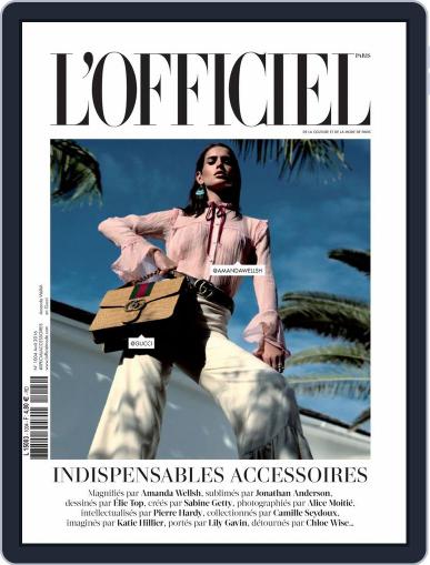 L'officiel Paris March 28th, 2016 Digital Back Issue Cover