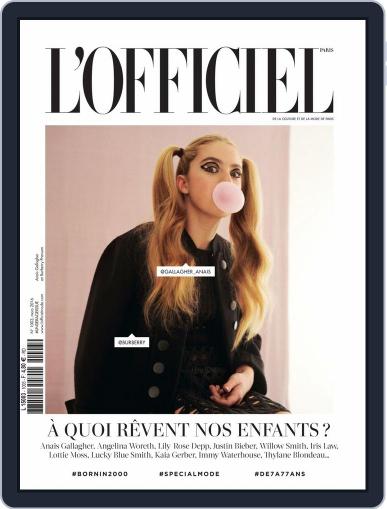 L'officiel Paris February 1st, 2016 Digital Back Issue Cover