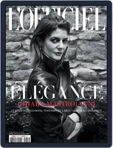L'officiel Paris August 22nd, 2013 Digital Back Issue Cover